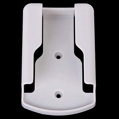 Remote Holder Wall Mount Media Controller Organizer White Plastic Storage Box