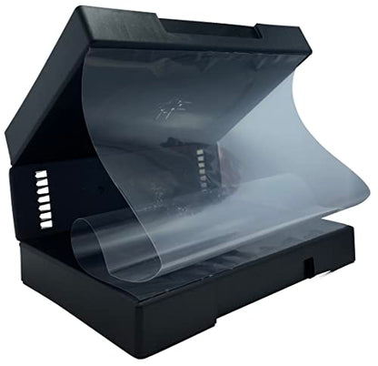 Mediaxpo Space-Saving Multi 16 Disc DVD Cases Holders with Flap - Neatly Store Your Movie Collection (Pack of 4) - size: Pack of 4