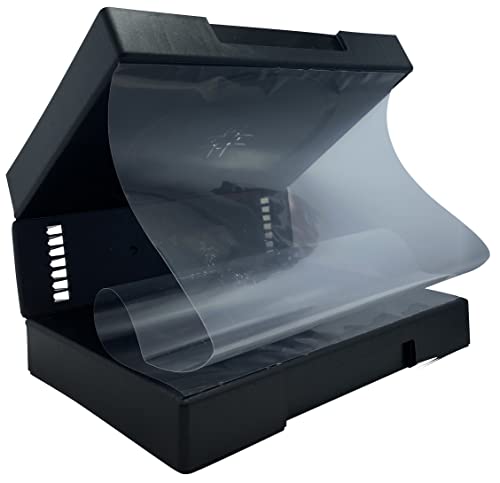 Mediaxpo Space-Saving Multi 16 Disc DVD Cases Holders with Flap - Neatly Store Your Movie Collection (Pack of 100) - size: Pack of 100
