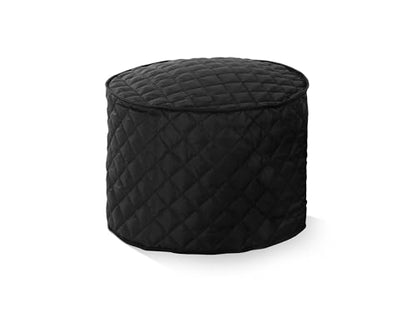 Covermates Keepsakes - Round Appliance Cover - Dust Protection - Stain Resistant - Washable - Appliance Cover, Black - color: Black Quilted Polyester, size: 11DIAMETER x 12H