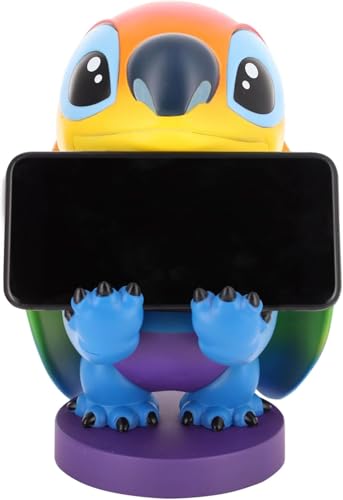 Exquisite Gaming Cable Guys Stitch Phone Holder & Gaming Controller Stand - Lilo & Stitch Rainbow Figure