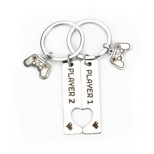 Couple Keychain Sets Matching Keychians Gift Sets for Couples Unique Love Keycharms for Him or Her
