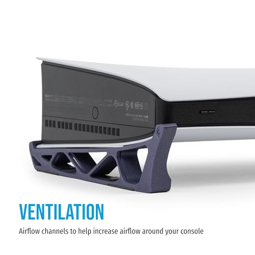 Glistco Skates - Horizontal Stand Compatible with PS5 Slim (Galaxy Purple) - color: Galaxy Purple