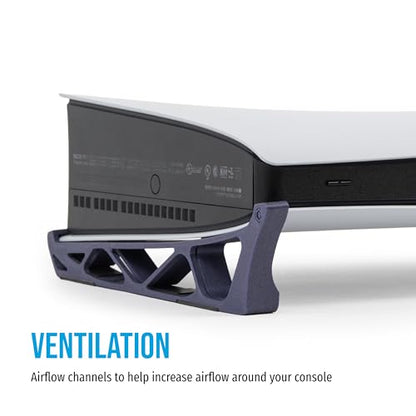 Glistco Skates - Horizontal Stand Compatible with PS5 Slim (Galaxy Purple) - color: Galaxy Purple