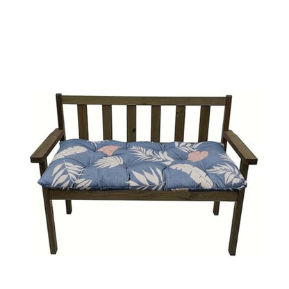 Outdoor Waterproof Bench Cushions Garden Bench Cushion Tufted Chair Pad 40 x 20 in Replacement Seat Pad for Garden Patio Blue Grey - color: Blue Grey
