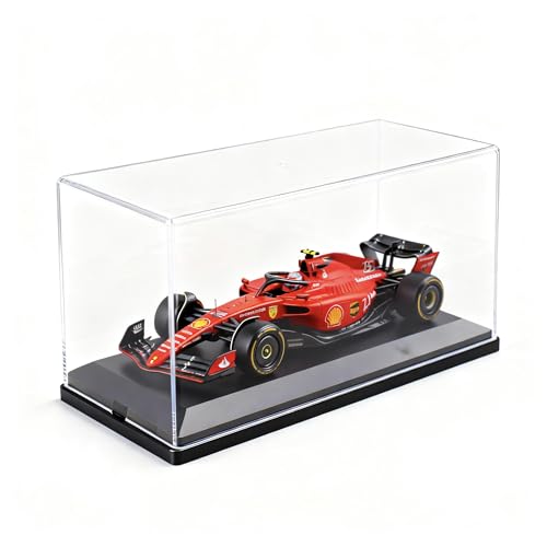 Model Car Display Case, 1:32 Scale Acrylic Display Box for Cars, Stackable Dustproof Storage Boxes for Collectibles, Figures and Memorabilia, 7.5 x 3.3 x 3.3 inch - size: 7.5 x 3.3 x 3.3 inch