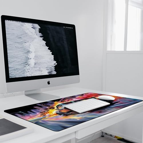 Large Mouse Pad Gaming Cool Japanese Anime R32 Tokyo Drift JDM Car Desk Mat Long Big Mousepad Extended Keyboard Computer Pad Office Desk Organizers and Accessories 35.4 x 15.7 inch - size: 40x90cm
