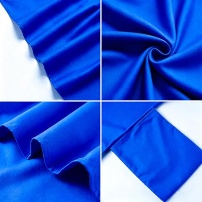 VOCOOL Chaise Lounge Cover Pool Chair Cover Soft and Quick Dry | Beach Chair Towel Cover with Pocket, for Sun Lounger Pool Sunbathing Garden Beach Hotel Outdoor, No Slide, Blue, 85" x 30" - color: Blue
