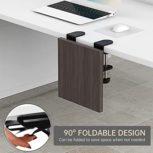 OUGIC Computer Armrest, Adjustable Computer Desk Armrest Stand, Ergonomic Rotating Armrest Bracket for Table, Desk, Chair, Desk, 24 cm x 23 cm - color: Walnut, size: 24cm*23cm