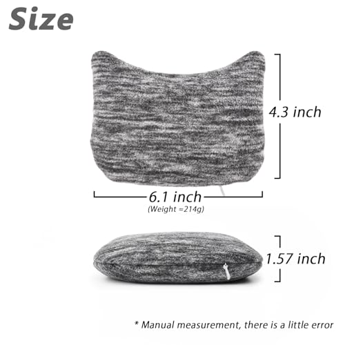 Large Mouse Wrist Rest Bean Bag, Ergonomic Mouse Support Pad Filled Ergo Beads for Computer, Laptop, PC Gaming (Dark Gray) - color: Dark Gray