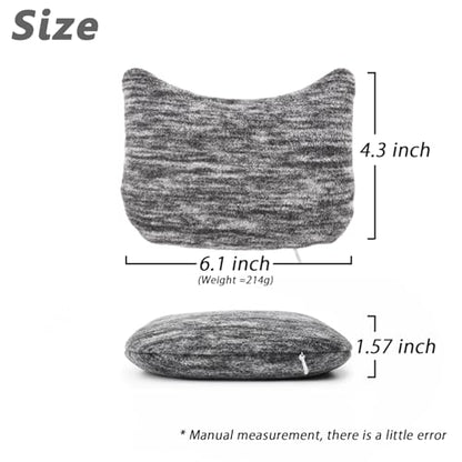 Large Mouse Wrist Rest Bean Bag, Ergonomic Mouse Support Pad Filled Ergo Beads for Computer, Laptop, PC Gaming (Dark Gray) - color: Dark Gray