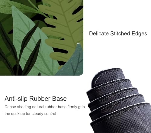 Desk Mat, Large Desk Pad Large Mouse Pad Cute Desk Accessories Home Office Essentials XL Desk Mat Desk Pad Mat for Keyboard Mouse Desk Pads On Top of Desks Computer Monstera Leaves - color: Monstera Leaves