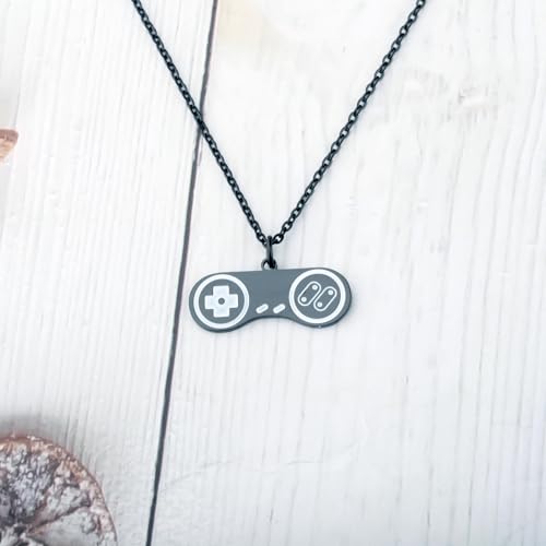 CENWA Gamer Pendant Jewelry Game Controller Necklace Gamer Jewelry (Gamer Necklace)