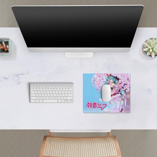 Head Case Designs Officially Licensed Hatsune Miku Sakura Graphics 9.84 x 11.81 x 0.12 inches (250 x 300 mm) - S Gaming Office Desk PC Keyboard Mouse Mat Pad - color: Sakura, size: 9.84 x 11.81 x 0.12 inches (250 x 300 mm) - S