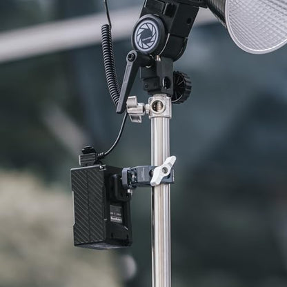 FALCAM Super Clamp, Crab-Shaped Super Clamp with 1/4", 3/8" and Arri Locating Pin Threaded Holes,T-Shaped Wingnut-F22A4801
