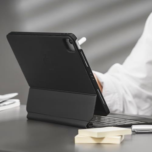 MAGEASY CoverBuddy Lite for M3/M2 iPad Air 13" (2024-2025-2025) - iPad Air Case Compatible with Magic Keyboard - White (1.2) - color: White, size: M2/M3 iPad Air 13"