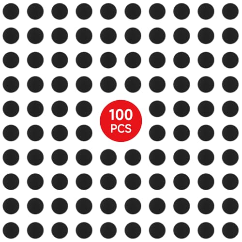 SIXPOINTS 100 Pieces Acrylic Miniature Bases,25mm/0.98inch Round Model Bases 3.6mm/0.14 Thick Circular Figure Display Stands Compatible with Gaming Miniatures or Wargames Role Playing Board Game Figure Toy (100PCS-25mm-black round) - color: 100PCS-25mm-bl