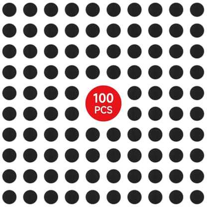 SIXPOINTS 100 Pieces Acrylic Miniature Bases,25mm/0.98inch Round Model Bases 3.6mm/0.14 Thick Circular Figure Display Stands Compatible with Gaming Miniatures or Wargames Role Playing Board Game Figure Toy (100PCS-25mm-black round) - color: 100PCS-25mm-bl