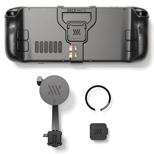 Mechanism Phone Mount Console Bundle for Steam Deck | Easily Connect Any iPhone or Android Using Our Phone Mount | Case Friendly Steam Deck Accessories | Deckmate