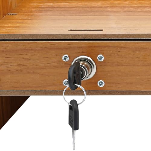 Computer Monitor Stand, Computer Rack with Drawers, Two top Platforms Desk Organizer Monitor Stand with Extra Large Storage Desktop Computer Stand for PC, Laptop, Printer, Screen, TV (07) - size: 07