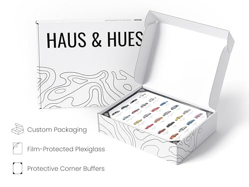 HAUS AND HUES Race Car Poster - Super Car Poster - Made in The USA - Black Frame 24x36 - color: Sports Car, size: 24"L x 36"W, style: Black Framed