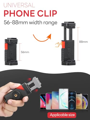 USKEYVISION Smartphone Video Vlogging Kit Metal Microphone Light Tiktok YouTube Podcast Equipment for iPhone 16/15/14 Mini/Pro/Max, Android Smartphone (V-Master)