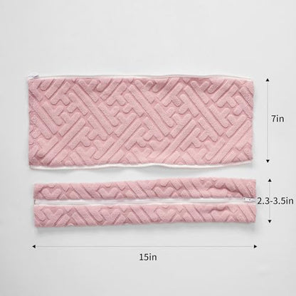 Pink Office Chair Cover with Armrest Cover 18Inch Wide Stretch Jacquard Small Desk Computer Chair Covers with Long Zipper Arm Slipcovers Washable - color: Jacquard T-pink, size: Small