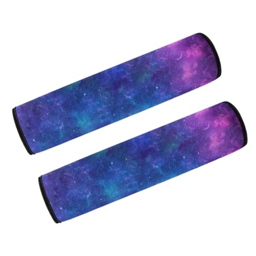 Wheelchair Armrest Pads Galaxy Print Office Chair Arm Covers Machine Washable Wheelchair Accessories 2 Piece Arm Rest Padded Cover for Office Transport Chair 13 inch - color: Galaxy