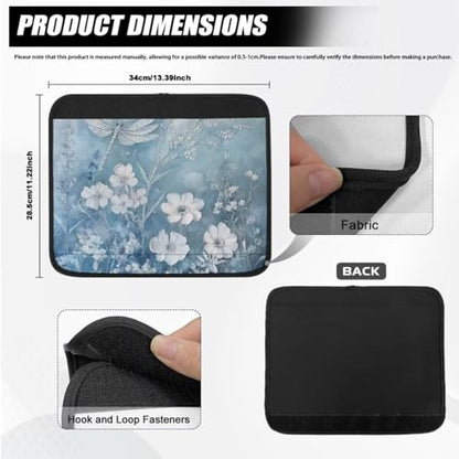 Wheelchair Armrest Covers Blue Dragonfly Wheelchair Accessories Chair Arm Pads Universal for Wheelchair Armrests Office Transport Chairs - color: Blue Dragonfly