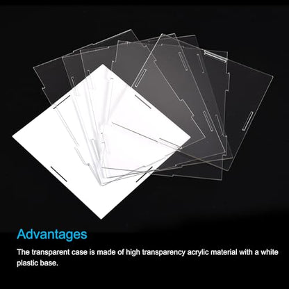 MECCANIXITY Acrylic Display Case Box Clear Dustproof Protection Showcase 8.3x6.3x12.2 Inch for Collectibles Display - size: 8.3x6.3x12.2 Inch