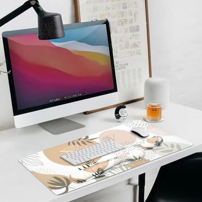 Large Mouse Pad Set,Extended Gaming Mouse Pad + Keyboard Wrist Rest Support - Minimalist - color: Minimalist