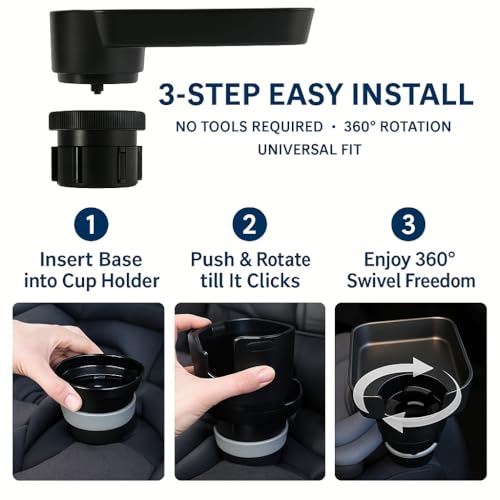 Car Seat Tray, Adjustable Base and Silicone-Supported Anti-Shake Cup Holder, Car Seat Tray for Kids Travel, Car Seat Snack Tray, Car Tray for Toddler, Family Road Trip Essentials for Kids