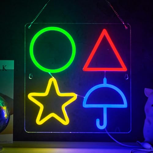 Game Logo Neon Sign Gamer Zone Noen Sign for Wall Decor Korea Drama Decor USB Dimmable Neon Light Sign for for Boys Girls Room Beer Bar Restaurant Gameroom Pub Party Man Cave Club Store Birthday Christmas Gift