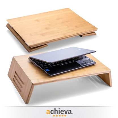 Achieva Bamboo Monitor Stand (71008)