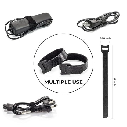 Cable Management Organizer Kit, Desk Cable Organizer, Cable Management Under Desk, Wire Management and Cord Organizer for Home, Office, Standing Desk