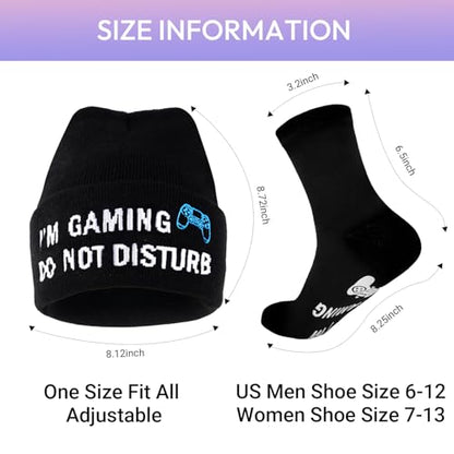 Funny Socks Cool Valentines Day Gifts for Him Men Boys Husband Boyfriend Dad Brother Cotton Comfort Birtday Gifts - color: Black Game Version