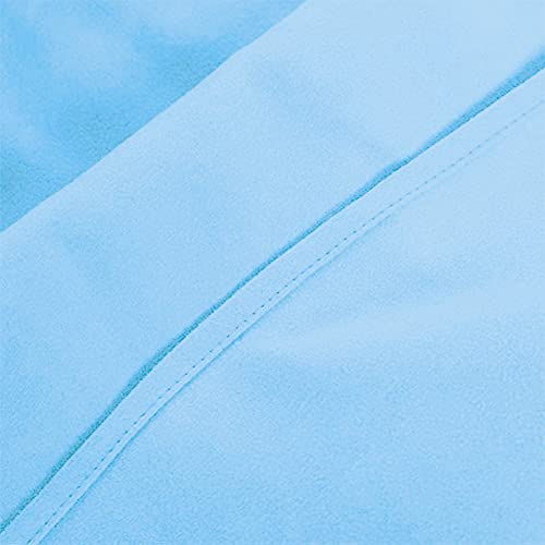 VOCOOL Pool Lounge Chair Cover Chaise Lounge Cover Beach Chair Towel | Soft Chaise Lounge Towel with Pocket for Patio Pool Outdoor Sunbathing Garden, 85 x 30 inch, No Sliding, Quick Dry, Sky Blue - color: Sky Blue