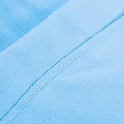 VOCOOL Pool Lounge Chair Cover Chaise Lounge Cover Beach Chair Towel | Soft Chaise Lounge Towel with Pocket for Patio Pool Outdoor Sunbathing Garden, 85 x 30 inch, No Sliding, Quick Dry, Sky Blue - color: Sky Blue
