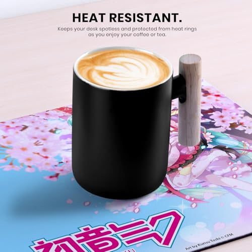 Head Case Designs Officially Licensed Hatsune Miku Sakura Graphics 9.84 x 11.81 x 0.12 inches (250 x 300 mm) - S Gaming Office Desk PC Keyboard Mouse Mat Pad - color: Sakura, size: 9.84 x 11.81 x 0.12 inches (250 x 300 mm) - S