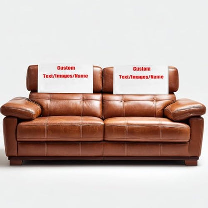 Custom Your Own Image Headrest Recliner Protector Personality for Recliner Sofa Couch Loveseat Headrest Cover Hoursewarming Gifts for Friends, 2 Packs - color: A-custom