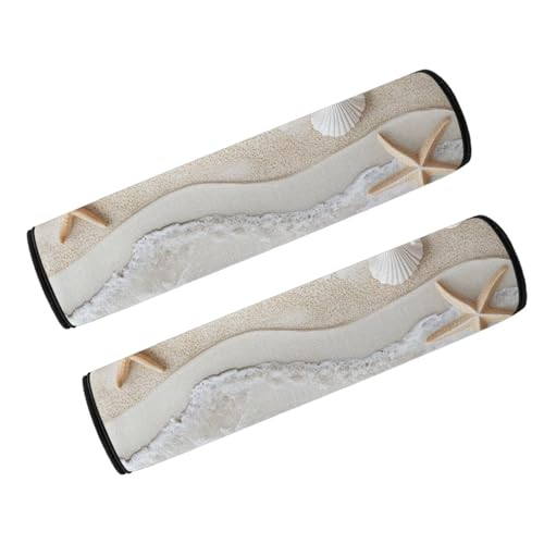 Wheelchair Armrest Covers Beach Shell Starfish Wheel Chair Accessories Adults 2 Pack Wheelchair Arm Pads for Office Transport Chair - color: Beach Shell Starfish