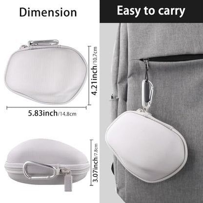 co2CREA Hard Case Replacement for Logitech MX Master 4 / MX Master 3 / Master 3S Advanced Wireless Mouse (Mid Grey Case) - color: Mid Grey Case, style: For Master 4/3S/3
