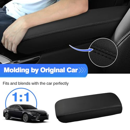Autorder Center Console Cover for 2025-2026 Toyota Camry Accessories Armrest Cover Anti-Scratch Middle Console Pad Leather Armrest Protector - size: 25+ Camry Armrest Cover