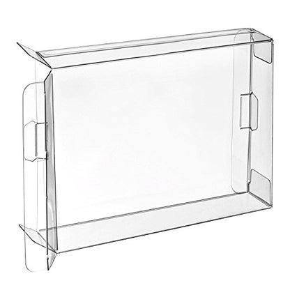 CHILDMORY 10Pcs Clear Protective Box Case Display Sleeve Protector Compatible for PS3 PS4 Games Cartridge DVD Disc Box