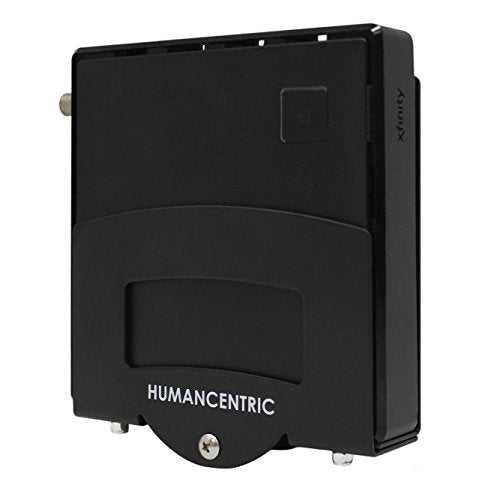 HumanCentric Cable Box and Modem Mount, Adjustable Wall Mount for Small and Narrow Devices, Cable Boxes, Modems, DVD Players, Streaming Media Devices, Mount on The Wall Behind TV, Hardware Included - size: Small and Narrow
