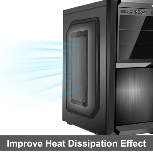 DIY PC Case Dust Mesh Filter,400x300mm PC Mesh Grill with Magnetic Frame Strip,Computer Cooler,Cooler Filter Screen,Fan Dust Mesh Cover Dustproof High Density - 4 Pack
