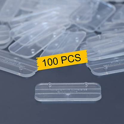 100PCS 6 inch Action Figure Stand Display, Figures Toy Organizer Bases Support Stands, Compatible with 1/12 Mavel Legends Series/GiJeo Classified Series/D C/Mo tu Models, Square - color: 100PACK Transparent(Square)