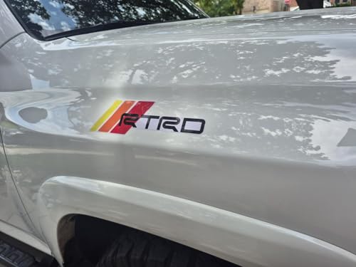 RTRD Sticker Decal – 10" × 3" High-Gloss Weatherproof Vinyl, Bubble-Free Automotive Grade. (1, 1) - size: 1