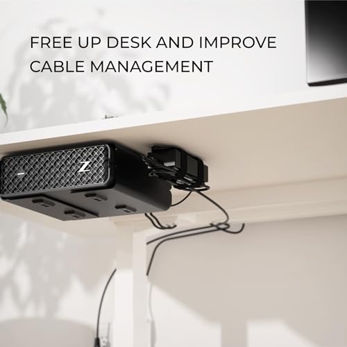 HumanCentric Universal Small Mounting Bracket Compatible with Small Devices, Modems, Power Blocks, Mount on the Wall or Under Your Desk, Vertically or Horizontally - size: Small & Micro