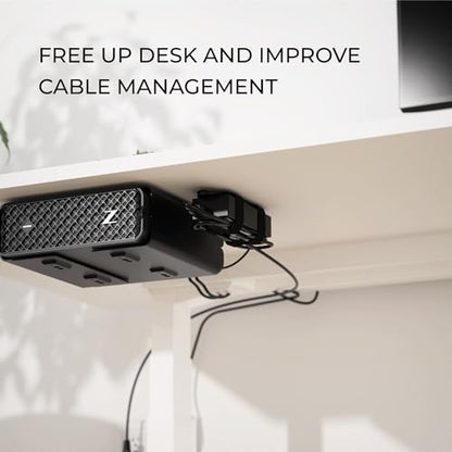 HumanCentric Universal Small Mounting Bracket Compatible with Small Devices, Modems, Power Blocks, Mount on the Wall or Under Your Desk, Vertically or Horizontally - size: Small & Micro